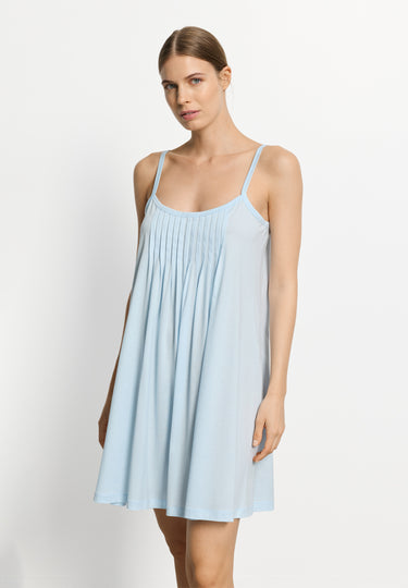 Juliet Pleated Cotton Babydoll | Whispering Blue 79643-2503